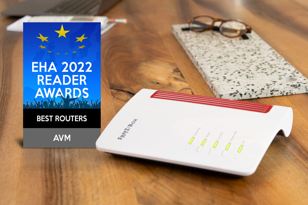 CC Najlepszy router 2022 to FRITZ!Box wg. EHA